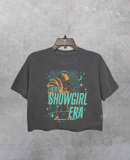 Retro In My Showgirl Era Crop Shirt