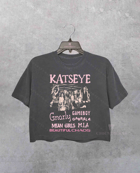 Katseye Beautiful Chaos Crop Shirt