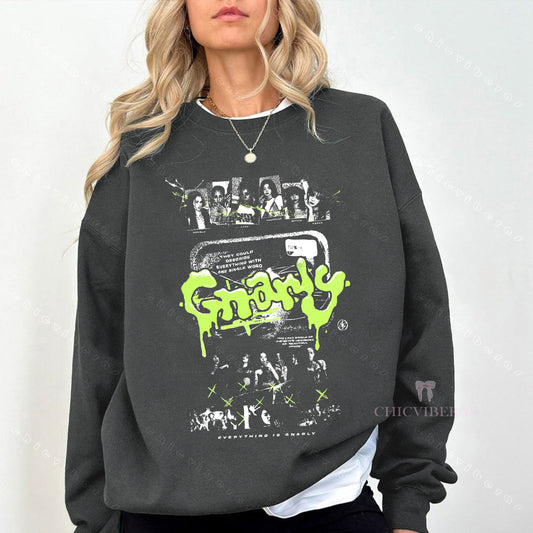 Katseye Gnarly Eyekon Kpop Crewneck