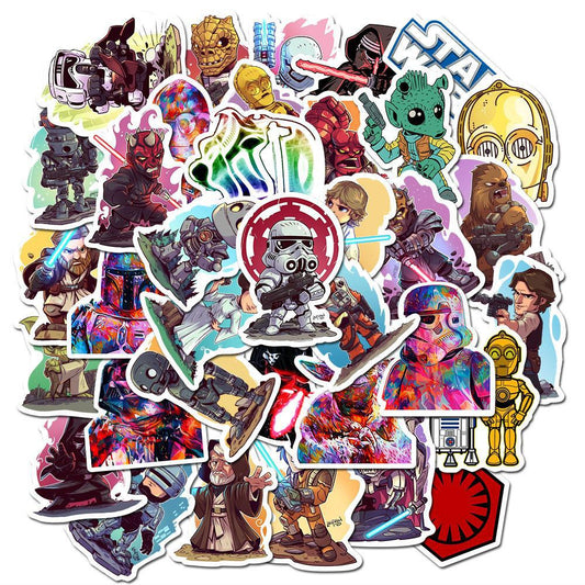 50-pack Classic Movie Star Wars Graffiti Stickers