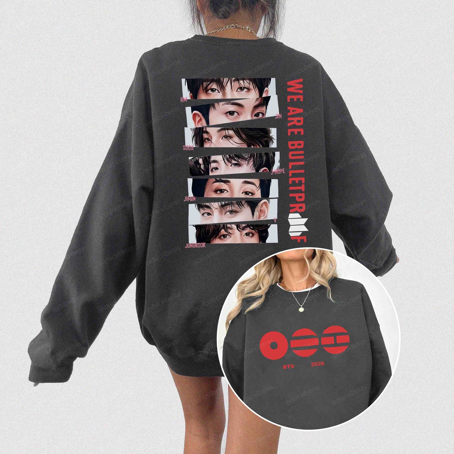 BTS We Are Bulletproof Tour 2026 Crewneck