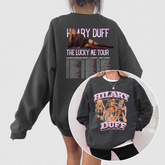 Hilary Duff The Lucky Me Tour 2026 Crewneck