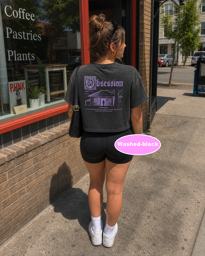 Obsession Movie 2026  Curry Barker Gothic Horror Crop Shirt