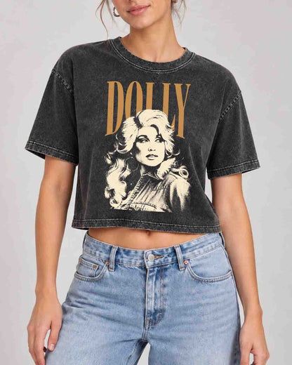 Dolly Music Legend Tribute Crop Shirt
