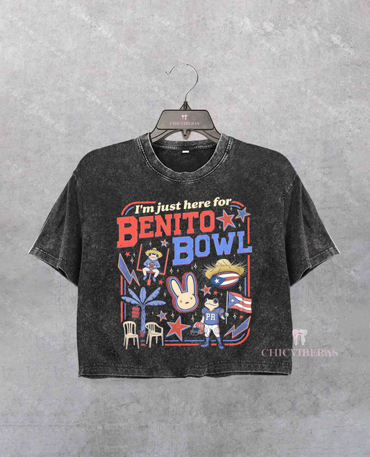 Benito Bowl 2026 Halftime Show Crop Shirt