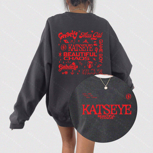 Retro Katseye Beautiful Chaos Crewneck