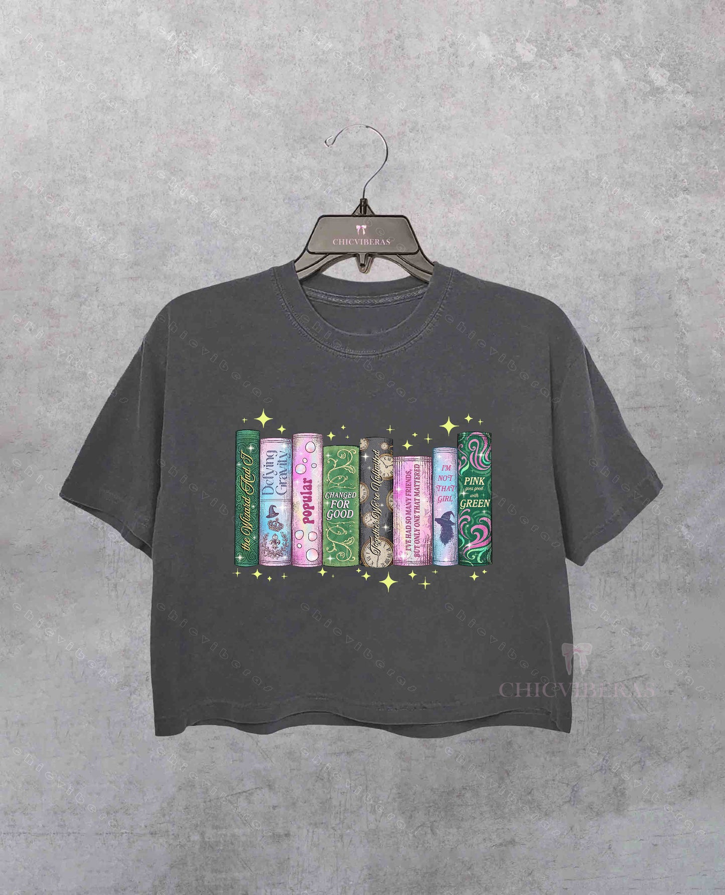 Wicked Changed For Good Book Fun Literary Crop Shirt