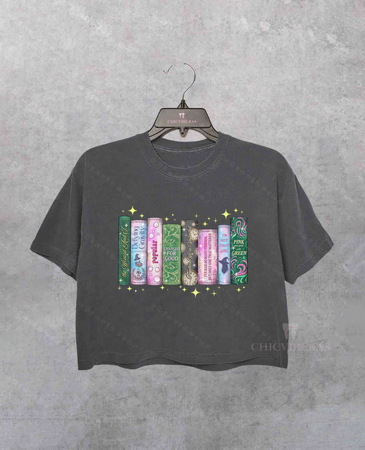 Wicked Changed For Good Book Fun Literary Crop Shirt