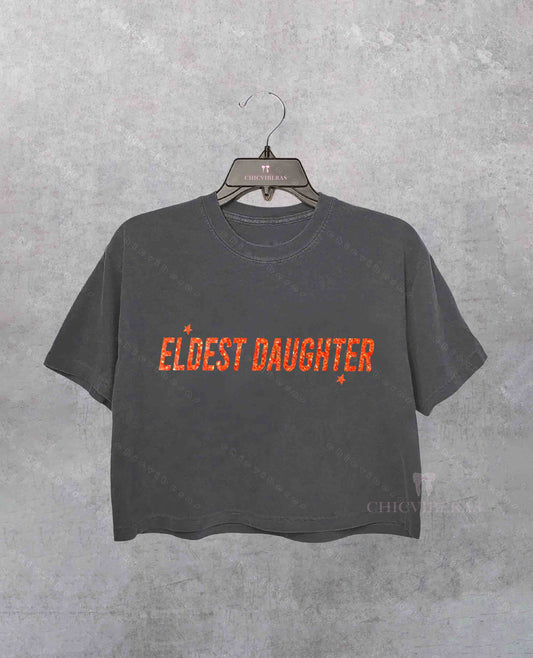 Eldest Daughter Showgirl Era Inspired Crop Shirt