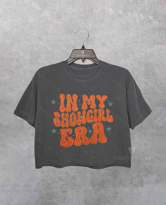 Vintage In My Showgirl Era nspired Crop Shirt
