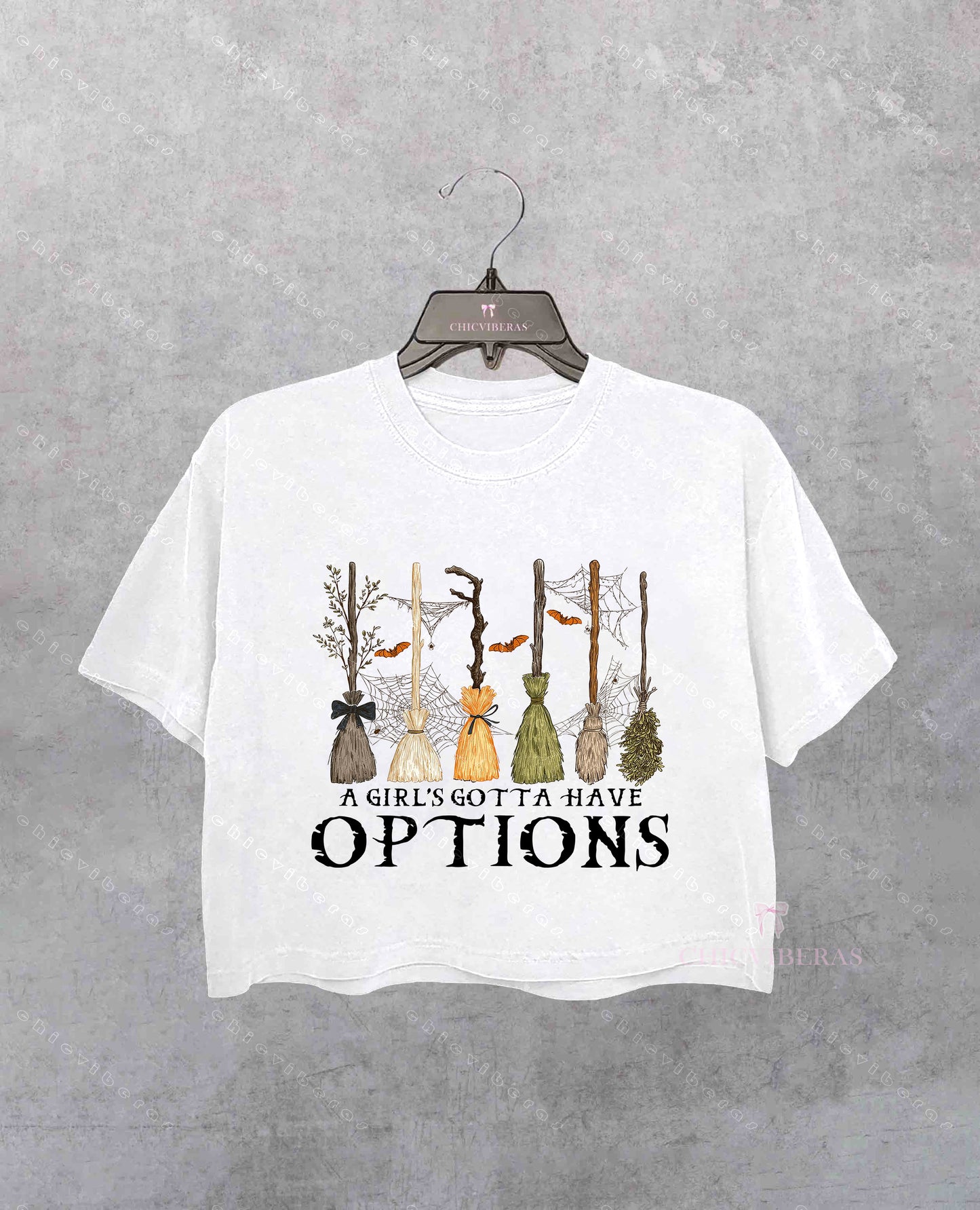 A Girl Gotta Have Options Crop Shirt