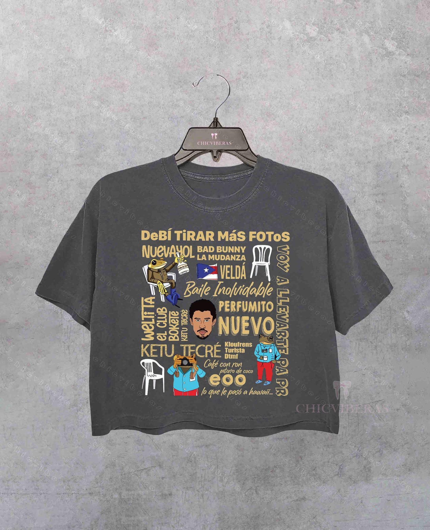 Debí Tirar Más Fotos Crop Shirt