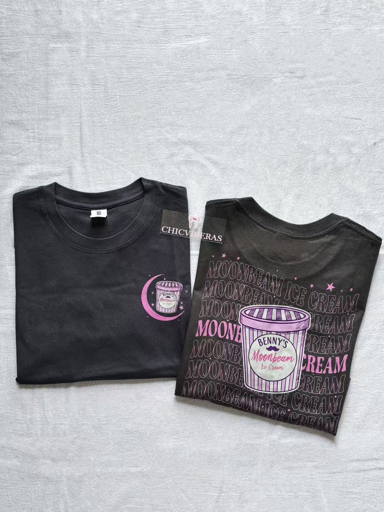 Ice Cream Music Crop Shirt