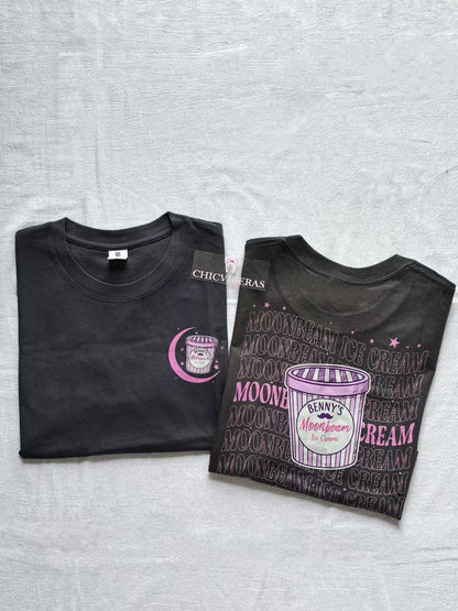 Ice Cream Music Crop Shirt