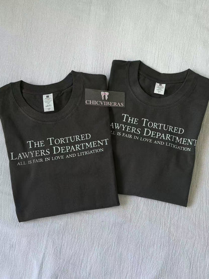 Tortured Lawyers Department Crop Shirt