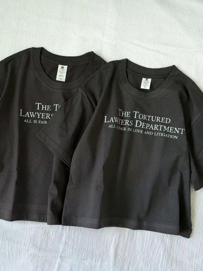 Tortured Lawyers Department Crop Shirt