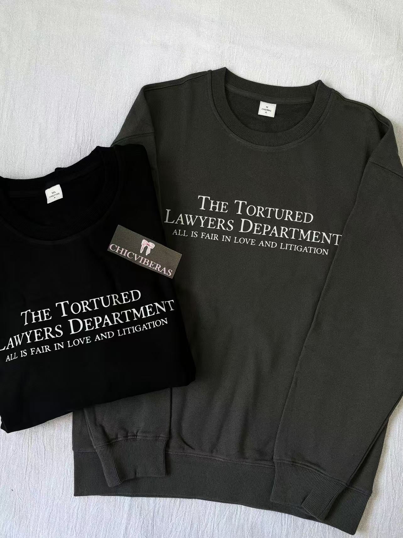 Tortured Lawyers Department Crewneck