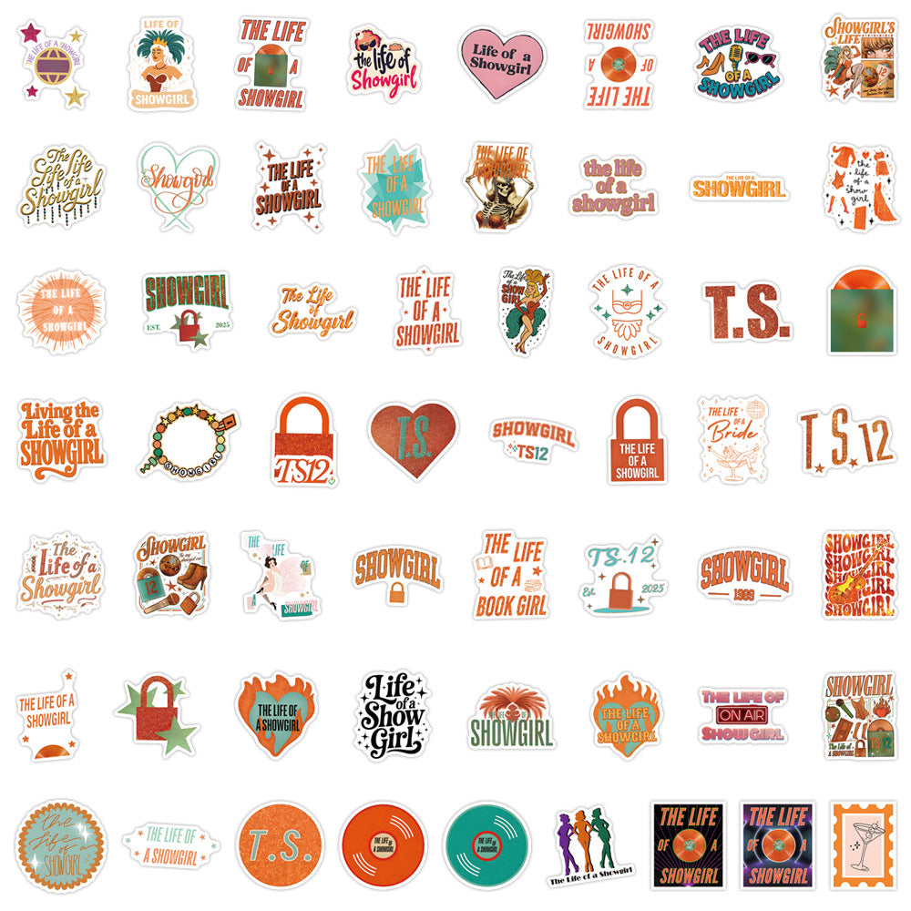55pcs TLTOAS Sticker