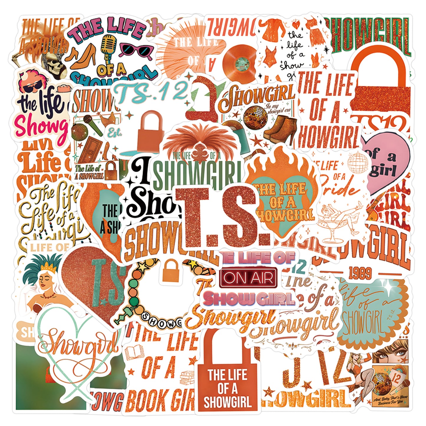 55pcs TLTOAS Sticker