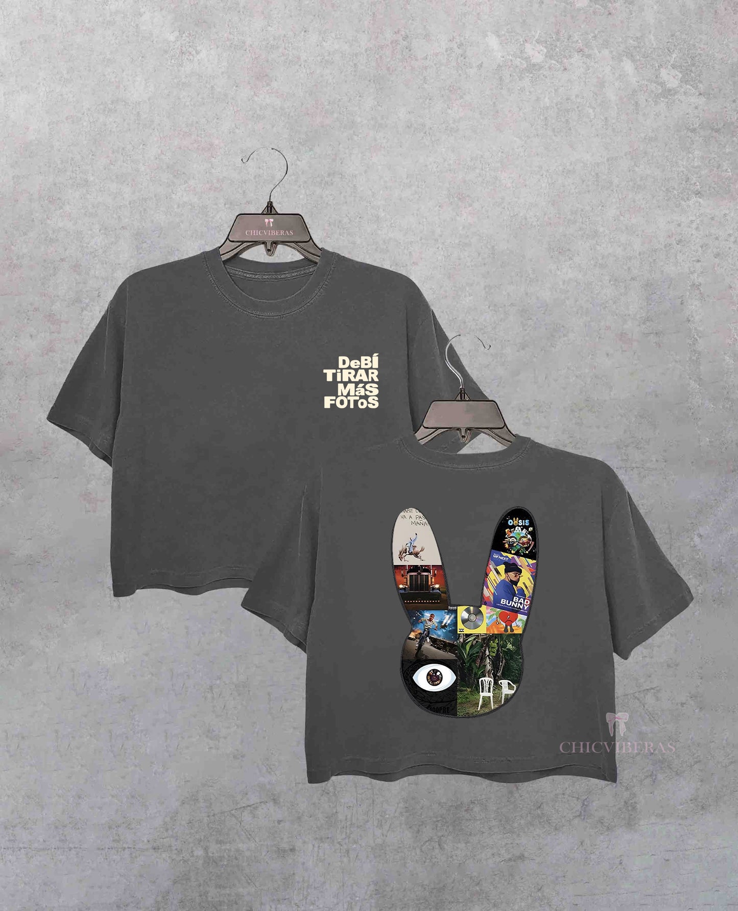 Benito Graphic Crop Shirt