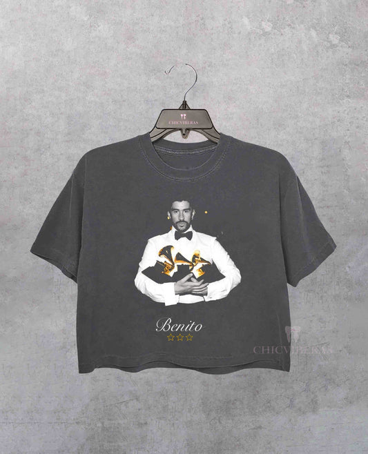 Bad Bunny Grammys Crop Shirt