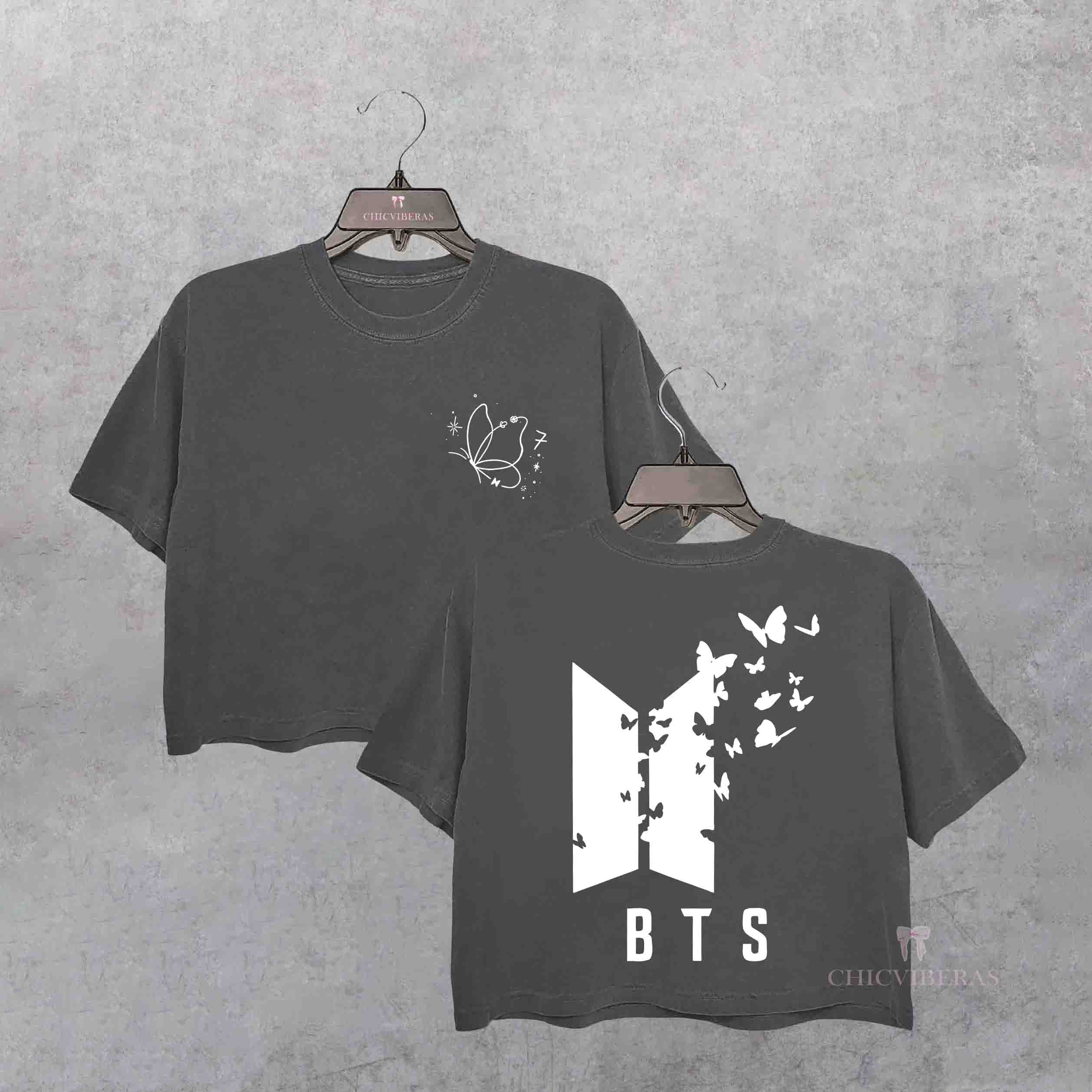 BTS World Tour 2026 Kpop Crop Shirt – CHICVIBERAS