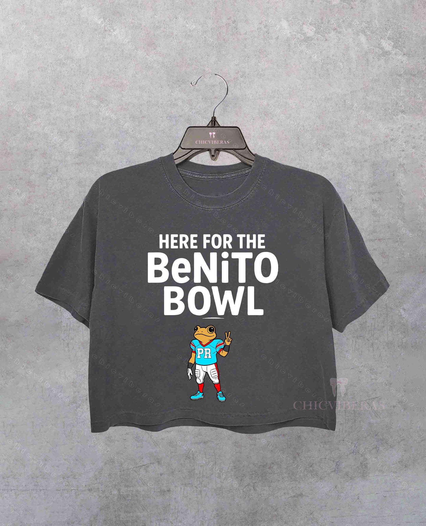 DTMF Bad Bunny Super Bowl Crop Shirt