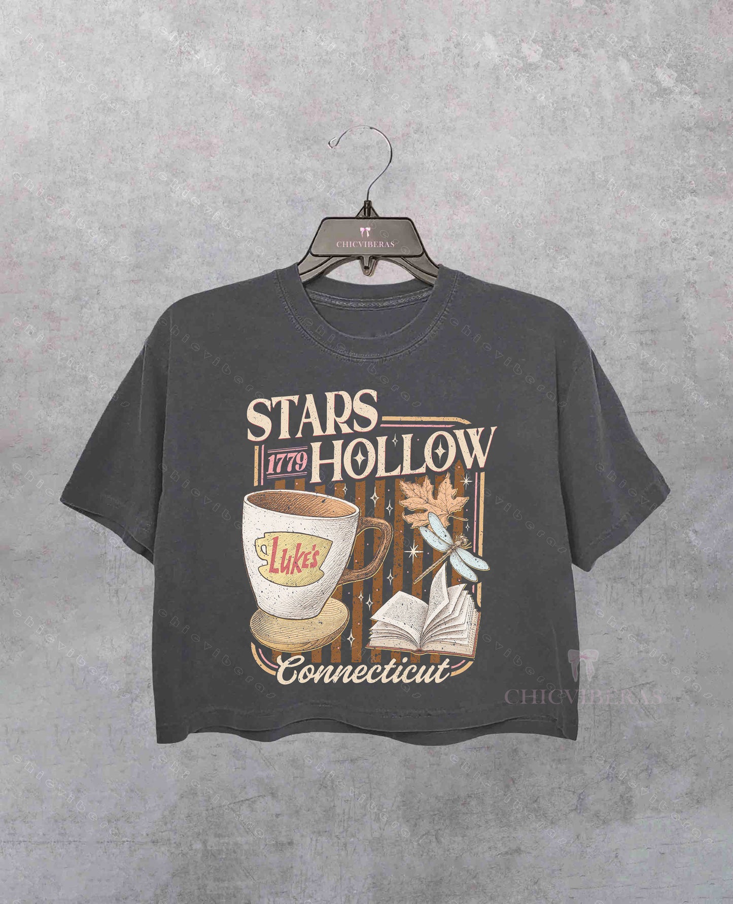Stars Hollow Luke's Diner Crop Shirt