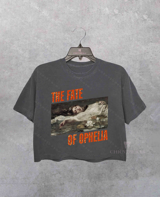 The Fate Of Ohpelia Shakespeare Crop Shirt