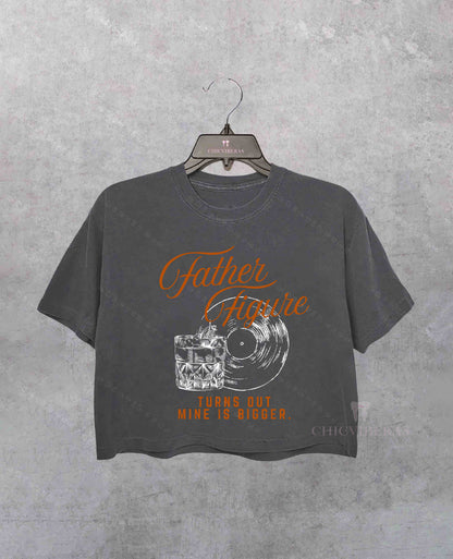 Father Figure Showgirl Era Crop Shirt / Sweatshirt