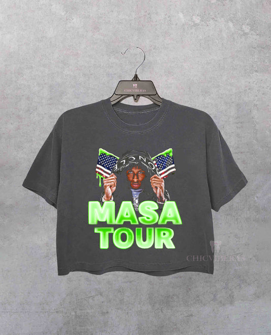 Youngboy Masa Tour 2025 Crop Shirt