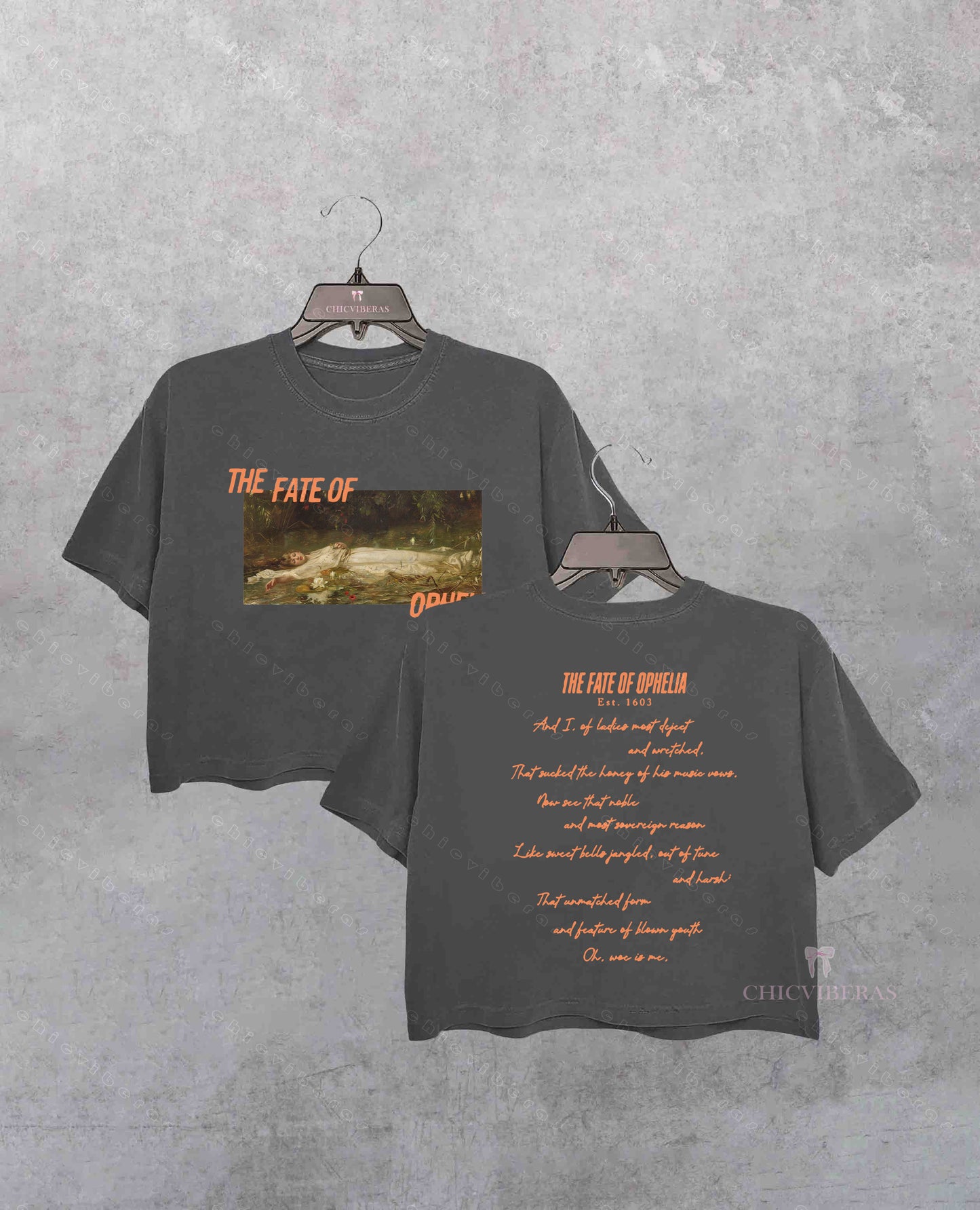 The Fate of Ophelia Vintage Style Showgirl Crop Shirt