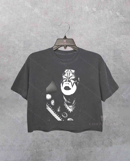 Vintage Ace Frehley Crop Shirt