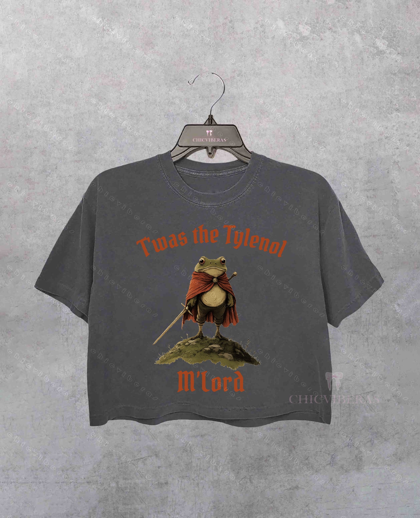 Twas the Tylenol M'lord FDT Crop Shirt