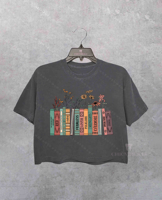 TS All Albums Crop Shirt