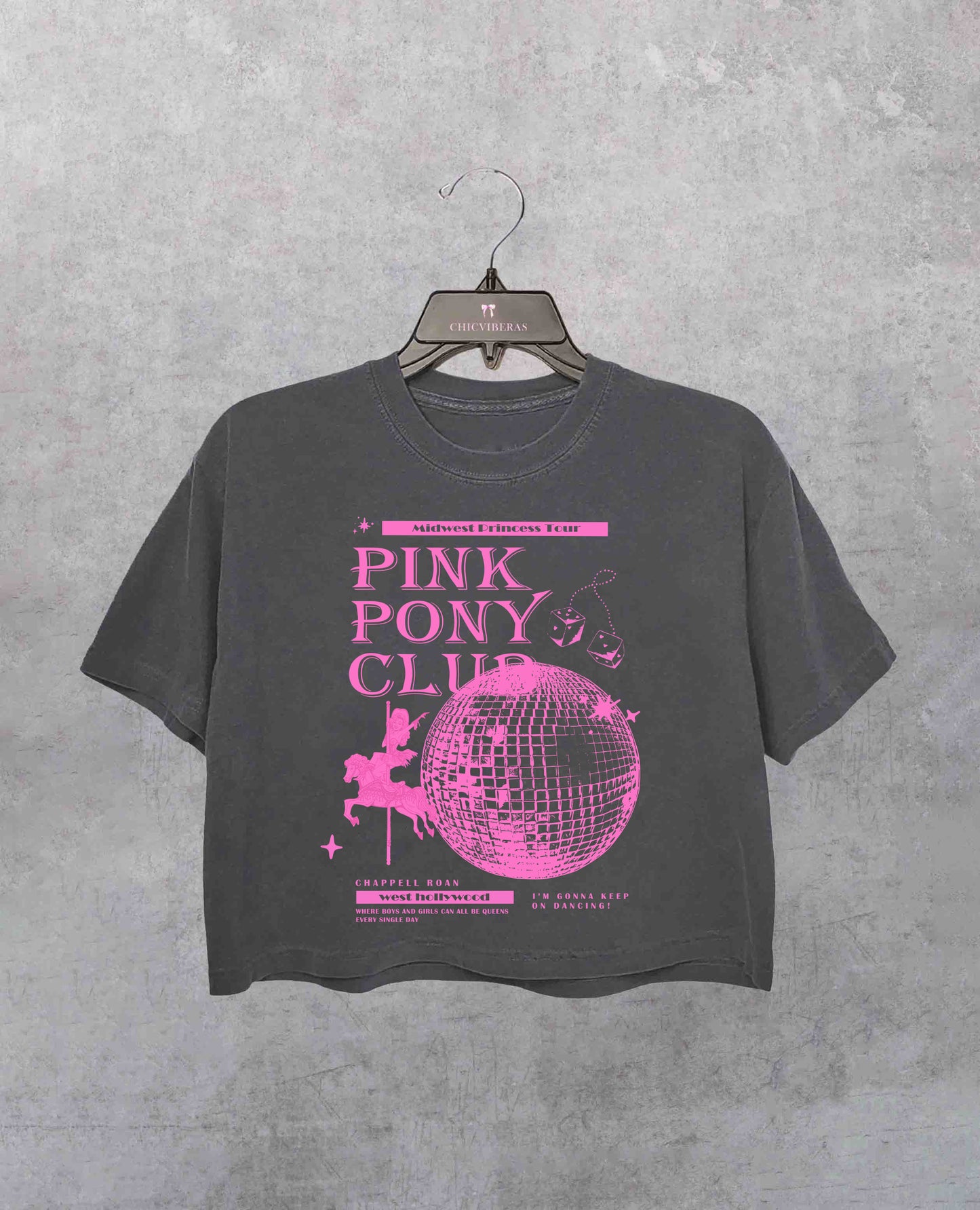 Pink Pony Club Crop Shirt