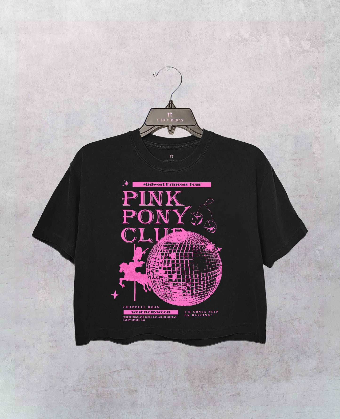 Pink Pony Club Crop Shirt