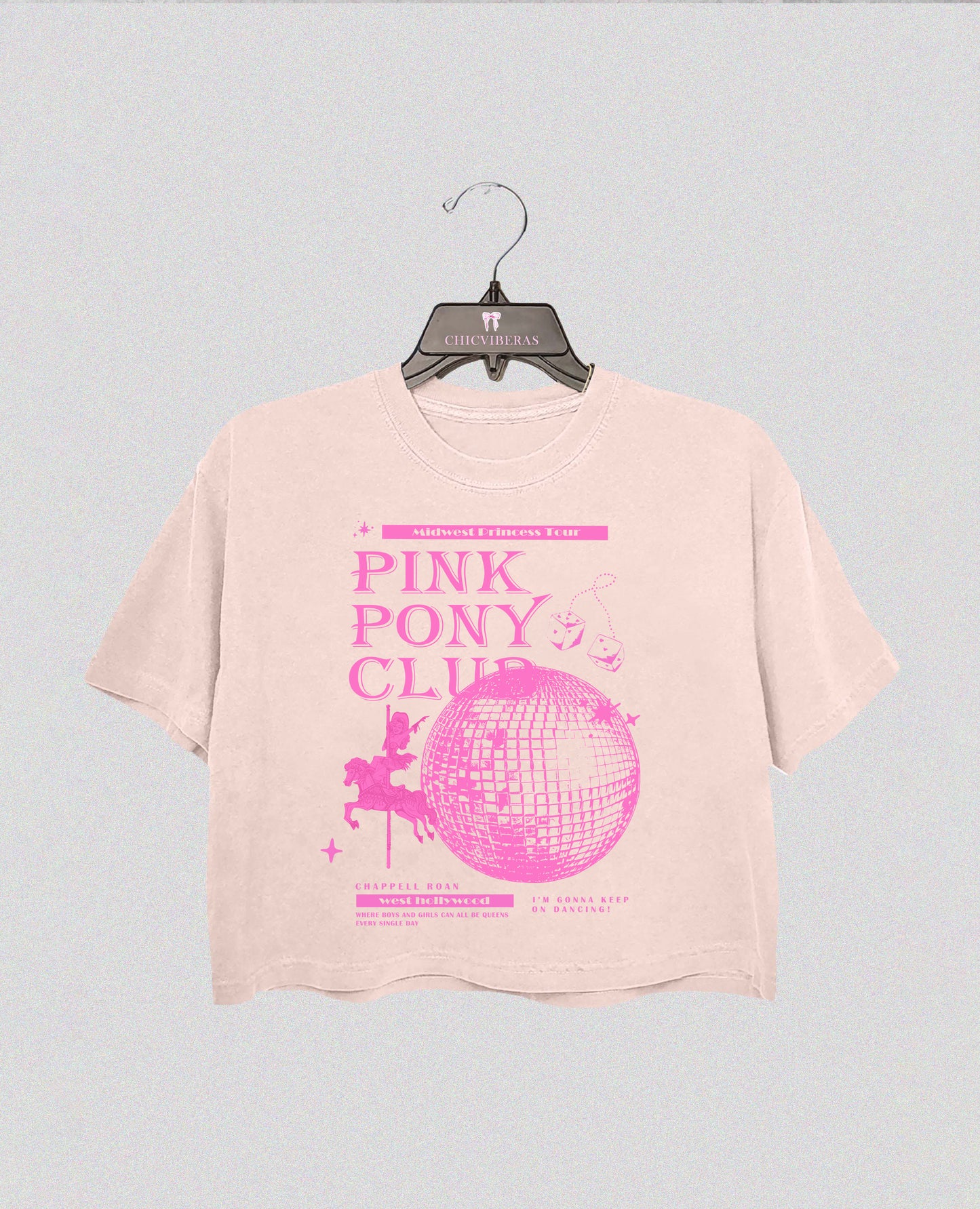 Pink Pony Club Crop Shirt