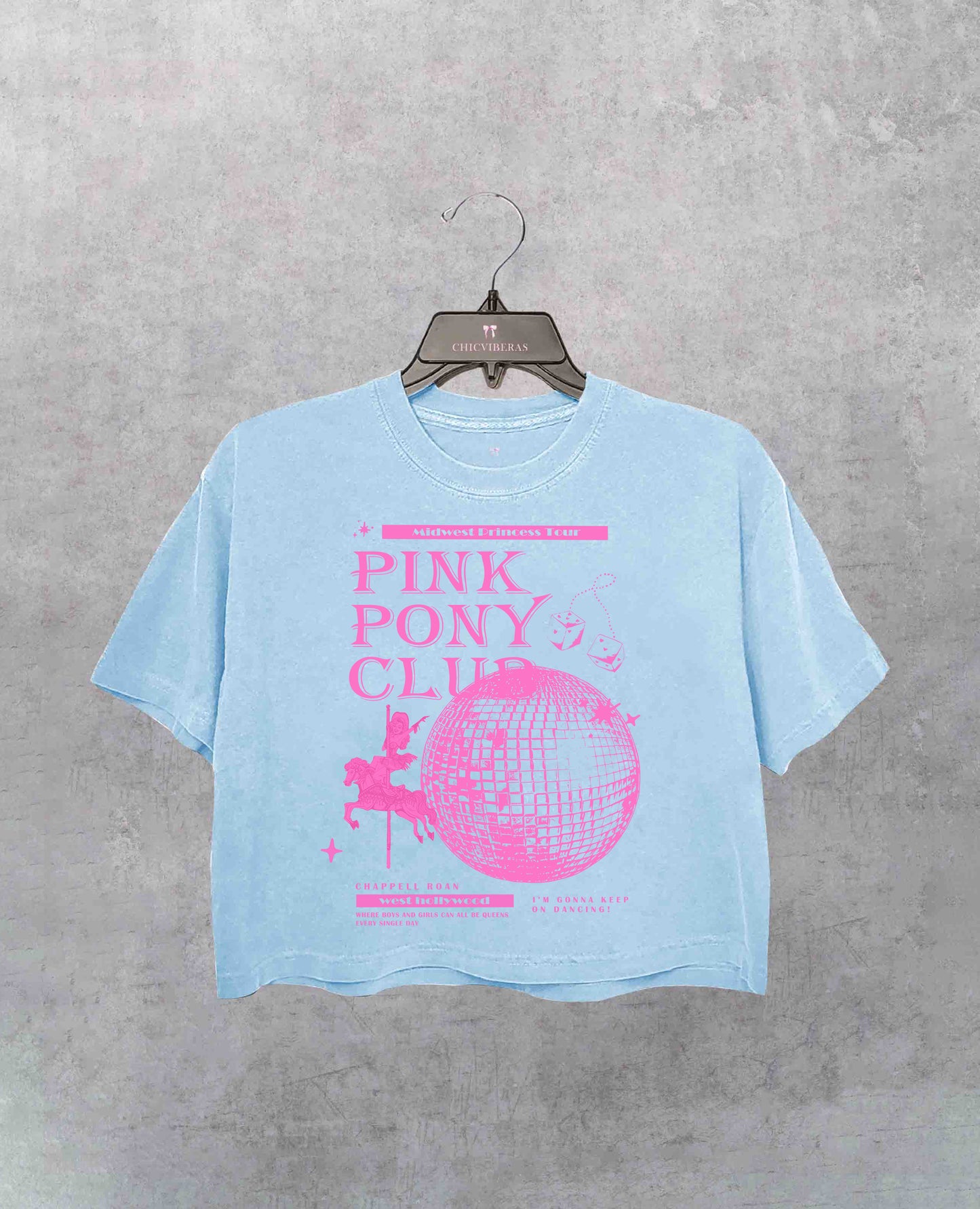 Pink Pony Club Crop Shirt