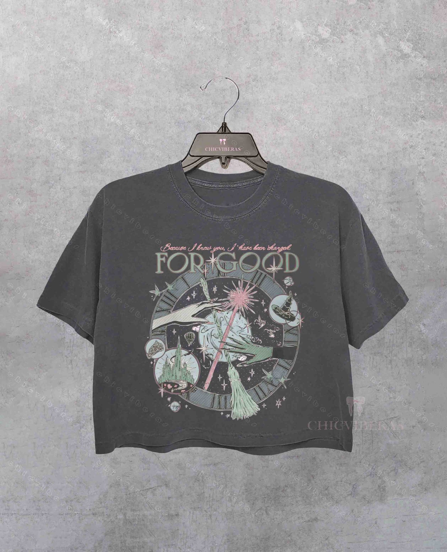 Because I Knew You Change For Good Crop Shirt
