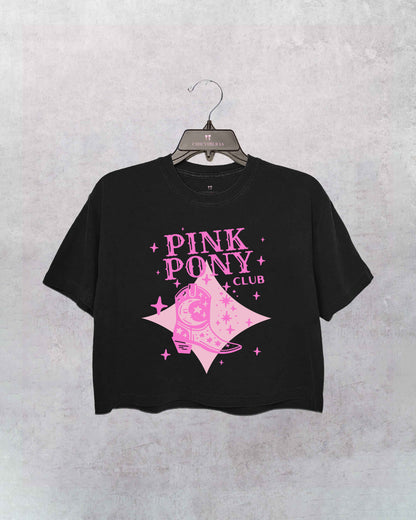 Pink Pony Club Crop Shirt