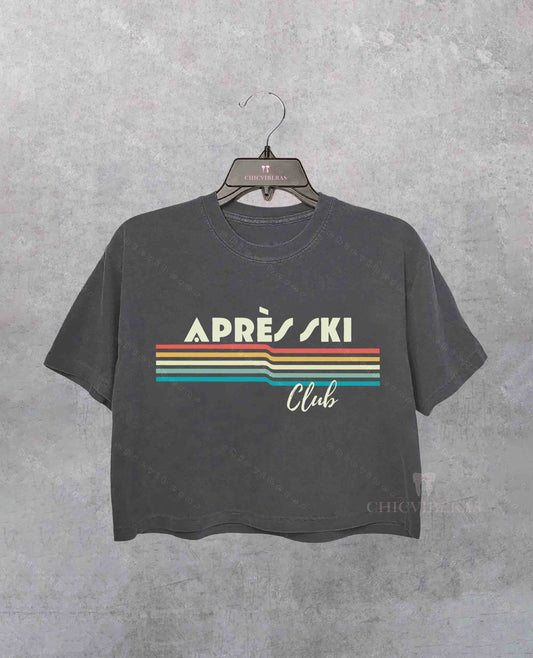Apres Ski Club Crop Shirt
