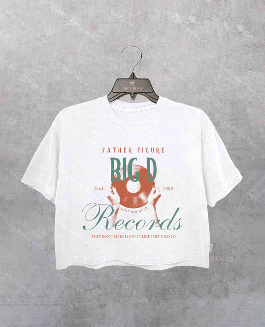 Father Figure Showgirl Inspired Crop Shirt