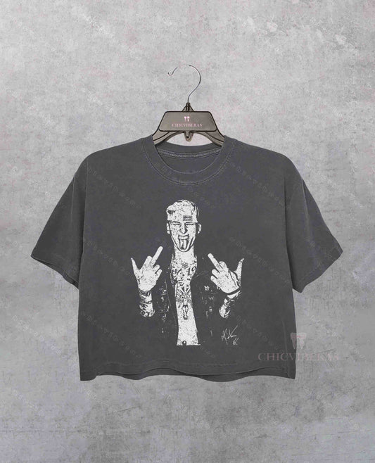 Machine Mgk Kelly Vintage Crop Shirt