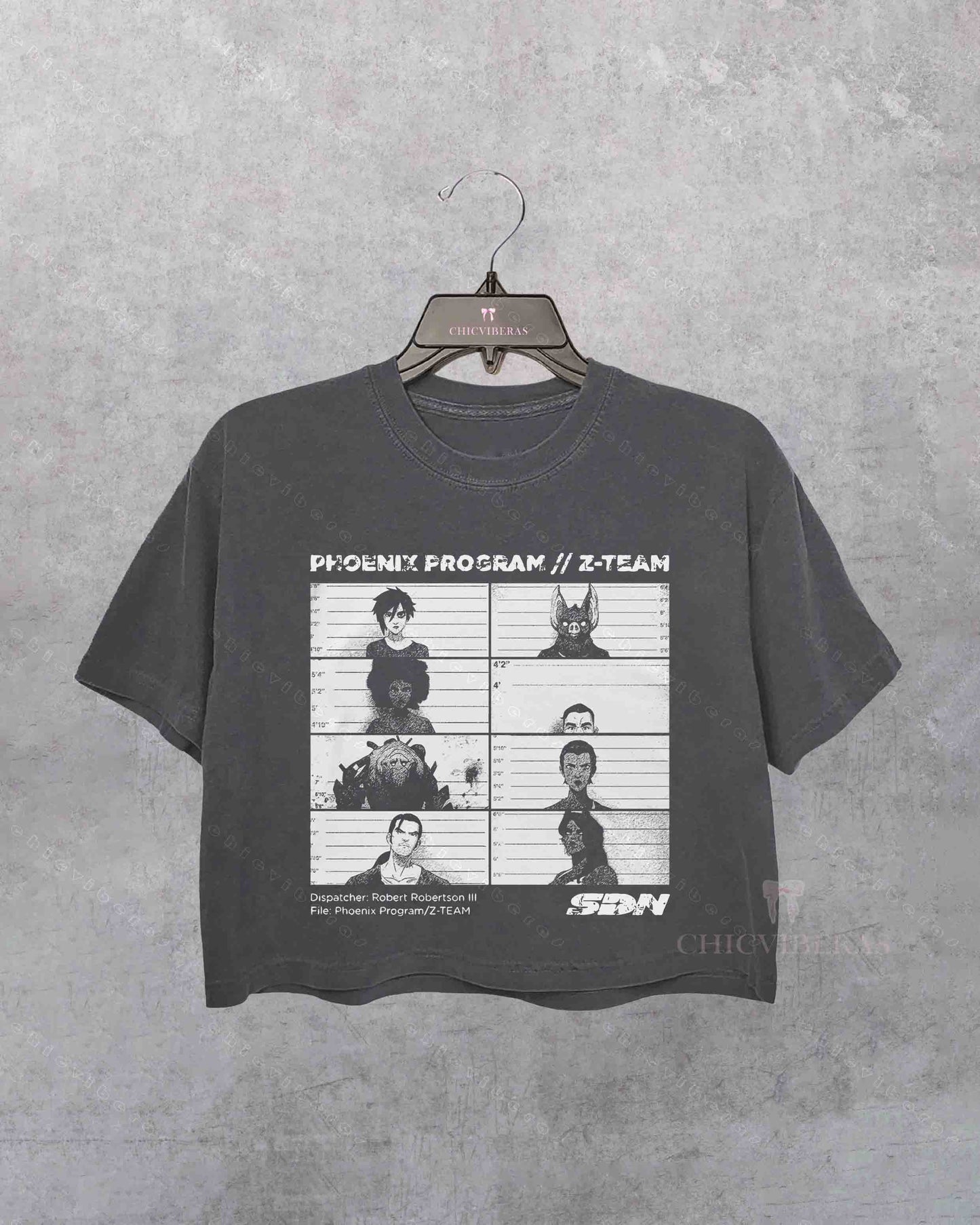 Z-TEAM Phoenix Programs Dispatch Crop Shirt