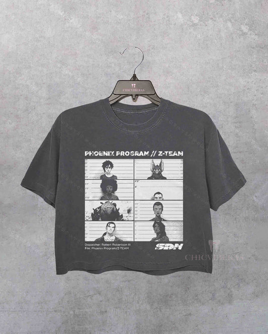 Z-TEAM Phoenix Programs Dispatch Crop Shirt
