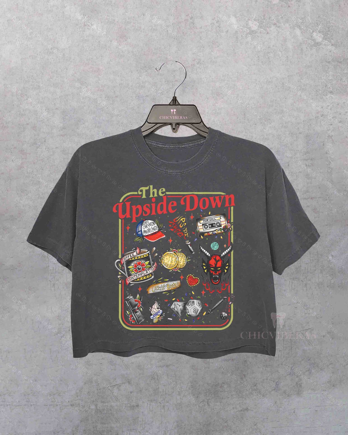 Welcome To The Up & Side Down Crop Shirt