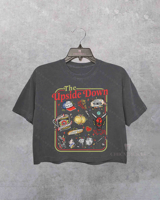 Welcome To The Up & Side Down Crop Shirt