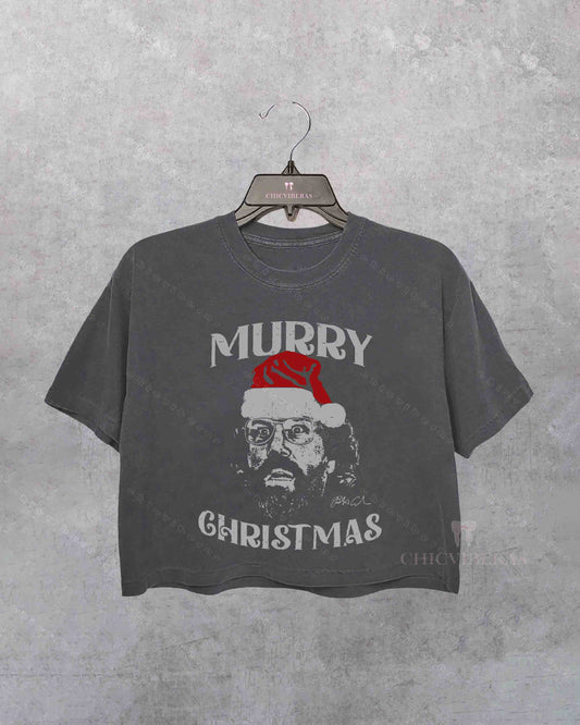 Murray Christmas Things Vintage Crop Shirt