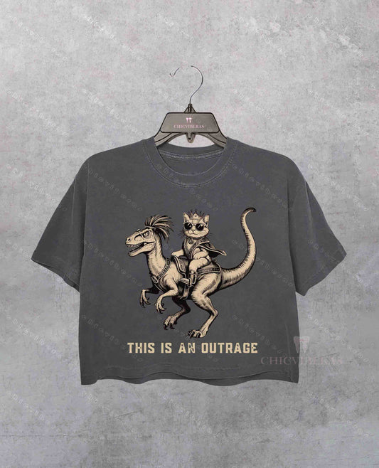 Princess Donut and Mongo Crawler Carl Crop Shirt